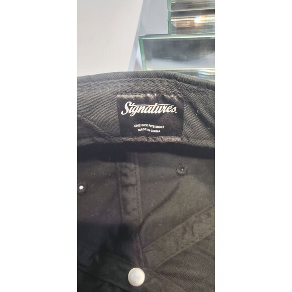 Signatures Arkanas Razorback Baseball Cap Hat Men's One Size Black Snapback - Picture 5 of 5